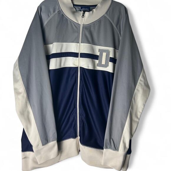 Vintage dallas cowboys blue and gray zip up - Picture 1 of 5